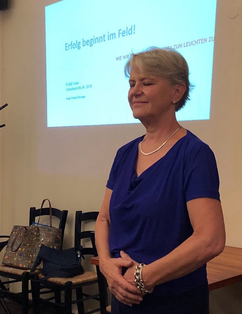 Vortrag Helga Pražak-Reisinger zum Thema “Erfolg beginnt im Feld”